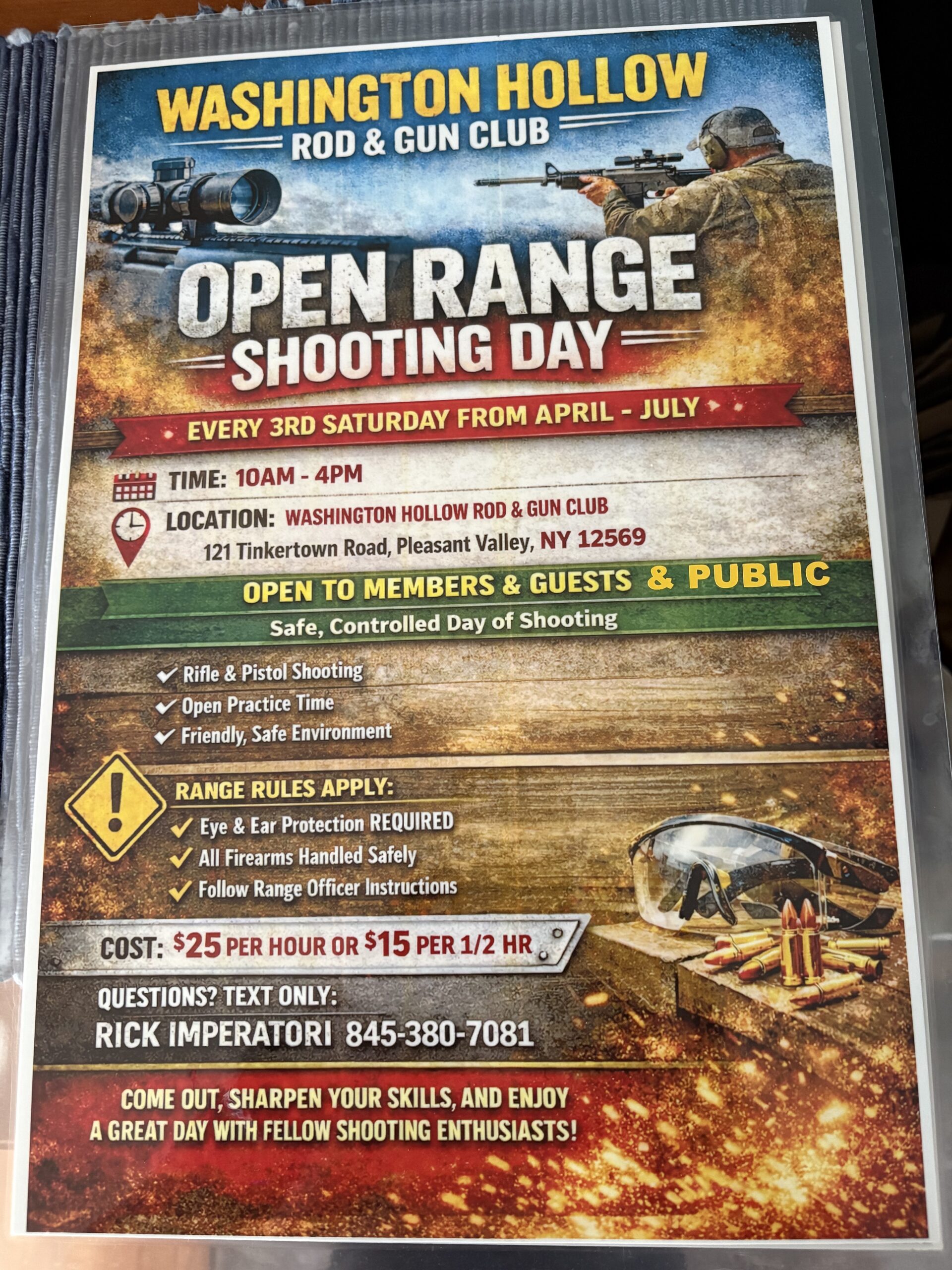 Open shoot - range day